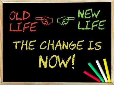 The Change is now Stock Photos