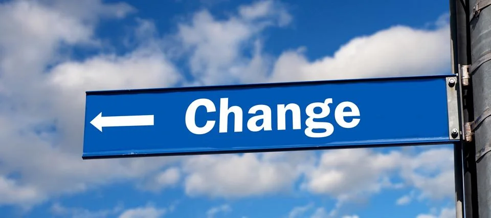 The change Foto stock