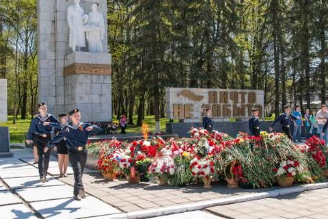 Change of post At the memorial of Glory Stock Photos