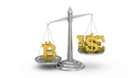 Change In Price of Bitcoin Video stock 83571492