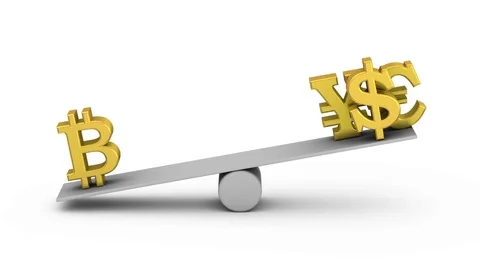 Change In Price of Bitcoin Stock Footage 83612526