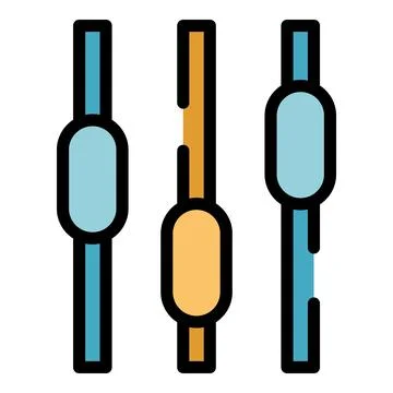 Change search engine icon vector flat Illustrazione stock