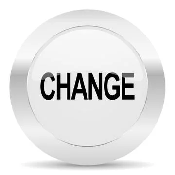 Change silver glossy web icon イラスト素材