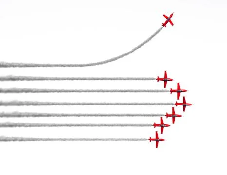 Change Strategic Direction Illustrazione stock