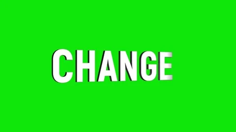 Change text 3D word rotation animation video effect for trailer title Stock Footage 313715544