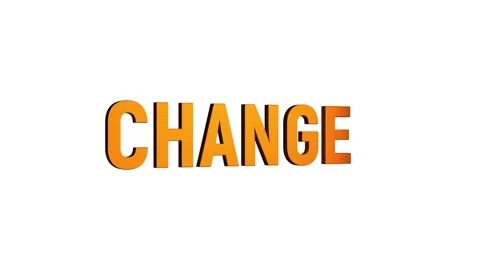 Change text 3D word rotation animation video effect for trailer title Stock Footage 313715561