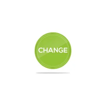 Change text in green circle 스톡 일러스트