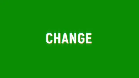 Change text word glitch effect loop animation 4K video effect Video stock 313265801
