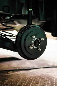 Change of tires Stock Photos