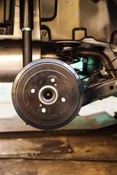 Change of tires Stock Photos