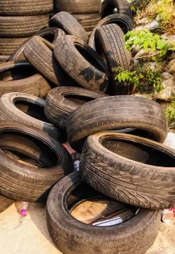 Change of tires Foto stock