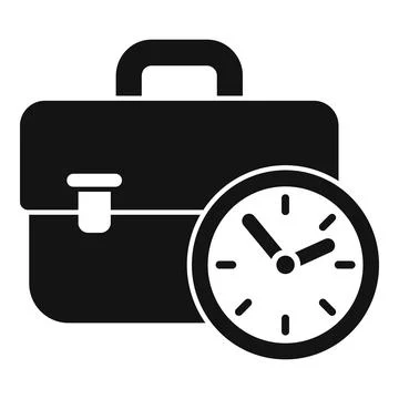 Change work plan icon simple vector. Late desk task Stock Illustration