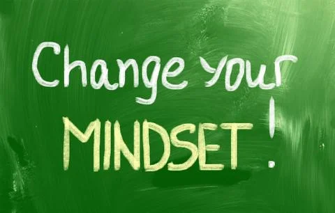 Change your mindset concept Ilustração Stock