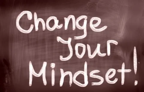 Change your mindset concept Stock Illustration