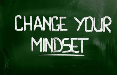 Change your mindset concept Illustrazione stock