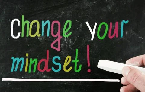 Change your mindset concept Stock Illustration