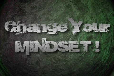 Change your mindset concept Stock Illustration