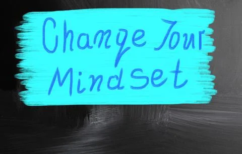 Change your mindset Stock Illustration