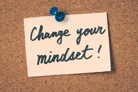 Change your mindset Stock Photos