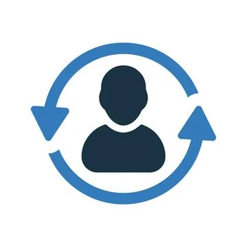 Changeability, fidget, inconstancy icon. Simple editable vector graphics. Stock Illustration