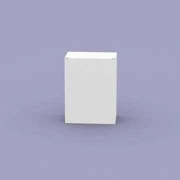 Changeable box mockup for product design. Front view Stock Illustration