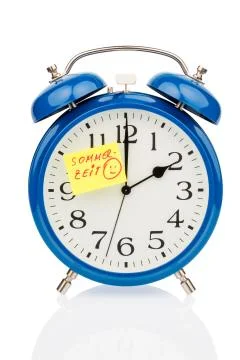 Changeover to summer time Stock Photos