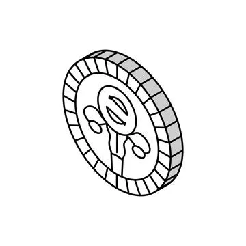 Changes in menstrual cycle disease symptom isometric icon vector illustration 스톡 일러스트
