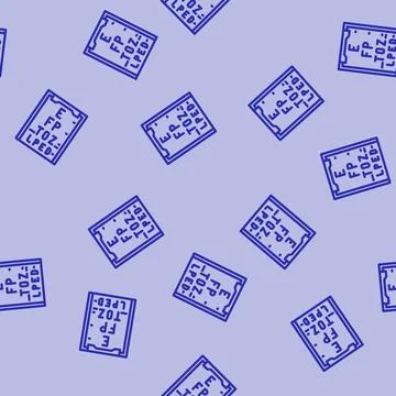 Changes vision disease symptom line vector seamless pattern 스톡 일러스트