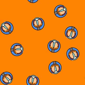 Changes vision disease symptom vector seamless pattern 스톡 일러스트