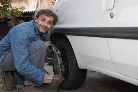 Changin tire Stock Photos