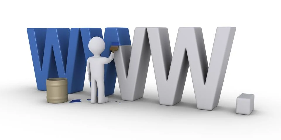 Changing appearance of website 스톡 일러스트