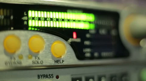 Changing the audio level Stock Footage 45419932
