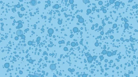 Changing background with moving blue molecules Stock Footage 130849744