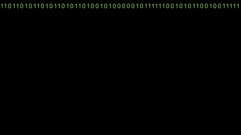 Changing binary code, ones and zeros, abstract futuristic background Stock Footage 276384617
