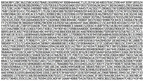 Changing binary hex code on computer screen, chaotically changing Stock Footage 102361950