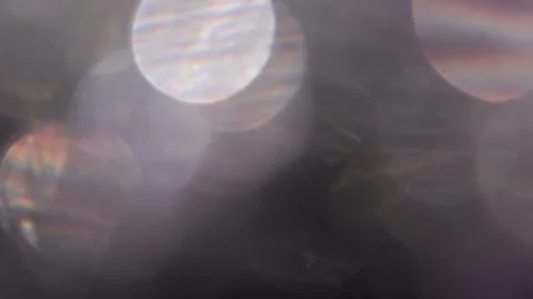 Changing bokeh lights of the large sparkling prism 스톡 동영상 318916920