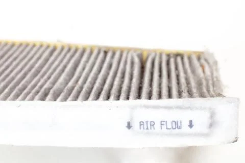 Changing a  car cabin pollen filter . Detail Stock Photos