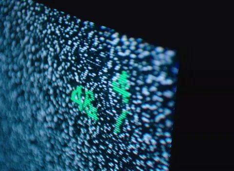 Changing channel on old CRT Stock Footage 312402197