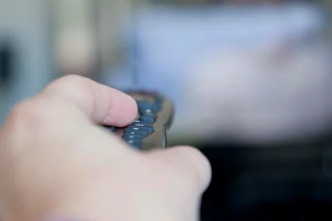 Changing the channel Stock Photos