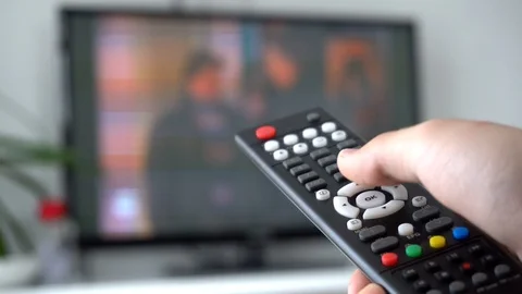 Changing channels - 3 Video stock 91169276