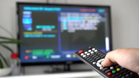 Changing channels - 4 Video stock 91169245