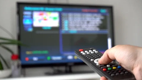 Changing channels - 5 Video stock 91169317