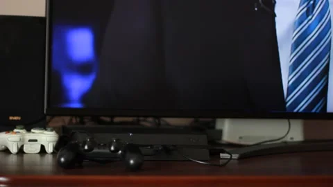 Changing channels Stock Footage 130964843