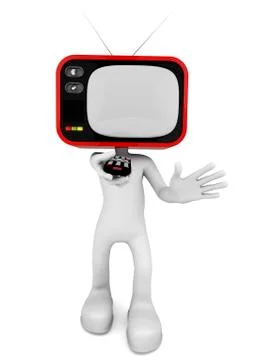 Changing channels Stock Illustration