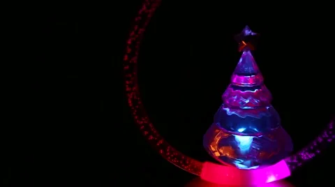 Changing Christmas Lights Stock Footage 43291118