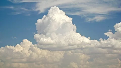 Changing clouds in the sky - Summer clouds Stock Footage 257910528
