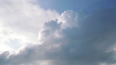 Changing cloudscape in 4K Stock Footage 162812481