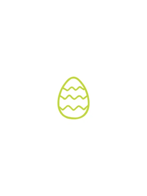 Changing color animation of cartoon painted easter egg icon Stock Footage 324140363