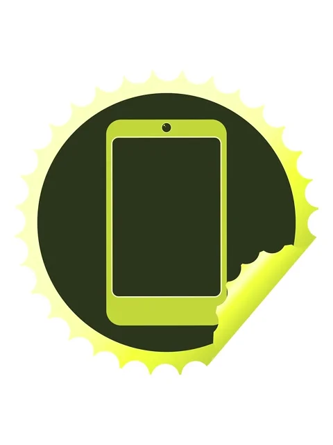 Changing color animation of cell phone graphic vector illustration round st.. Stock Footage 324299583