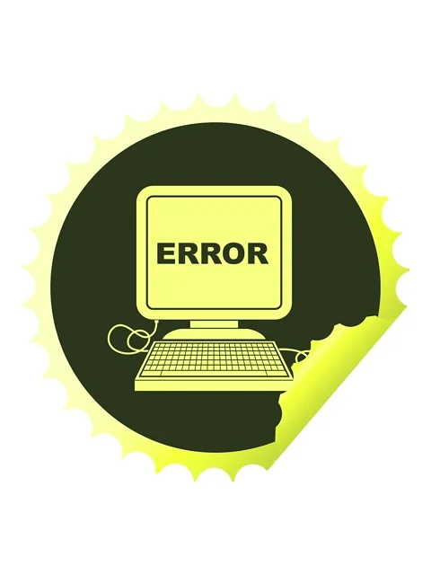 Changing color animation of computer error vector illustration circular pee.. Stock Footage 324284017